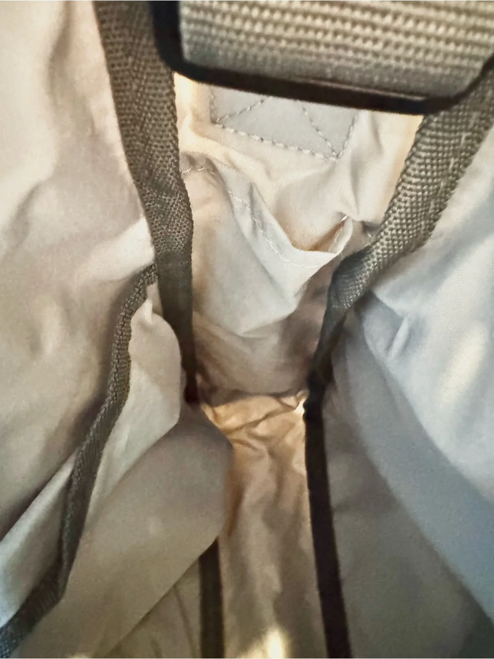 NWOT SKIP HOP Gray and White Chevron TRAVEL OR DIAPER BAG